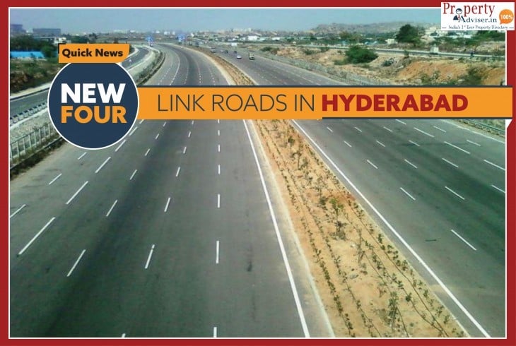 Newly Developed Four Link Roads Opened in Hyderabad 