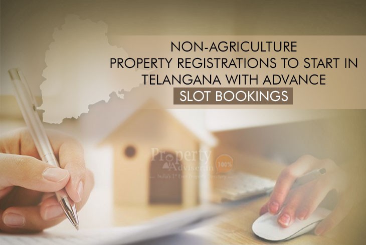 Non-Agricultural Land Registrations to Be Done Via Advance Slot Bookings 