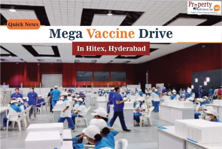 Over 40000 People Vaccinated in Hitex Ground Mega Vaccine Drive 