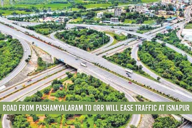 Traffic From Pashamylaram to ORR Will Soon Ease at Isnapur