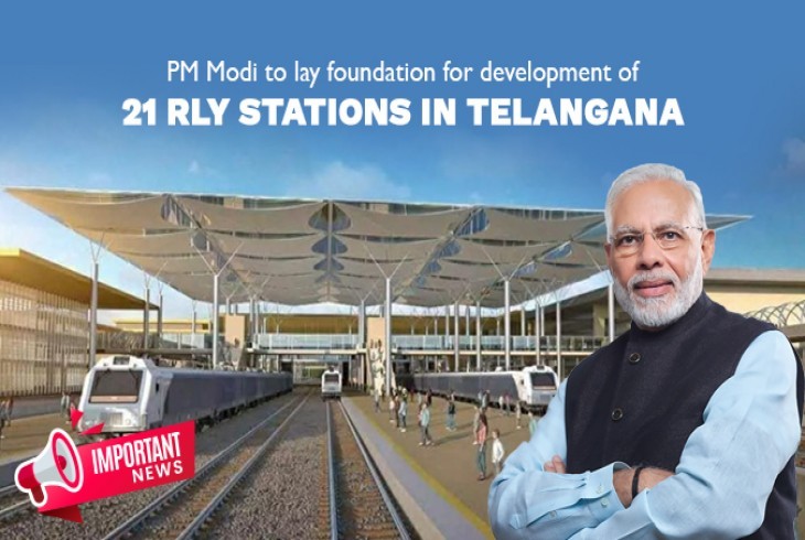 PM Modi to Unveil 21 Amrit Bharat Railway Station