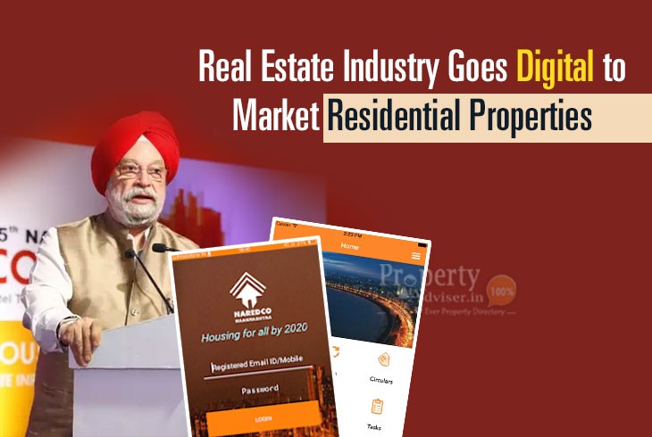 Real estate industry goes digital to sale residential property
