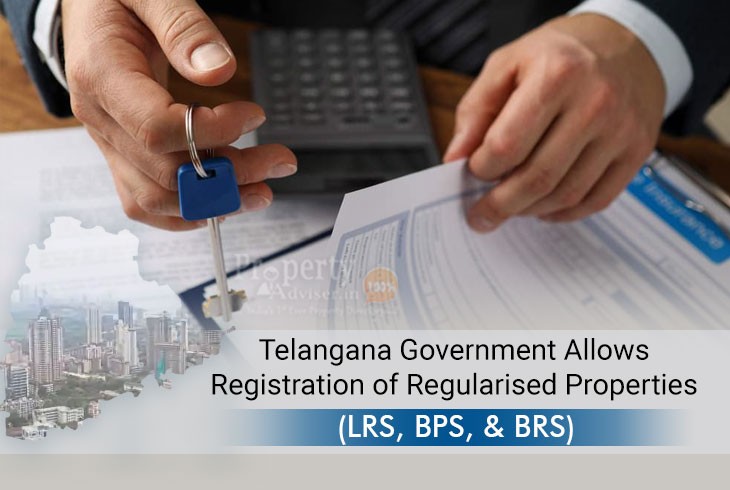 Registration of Properties Regularised Under LRS & BRS Permitted by TS Govt