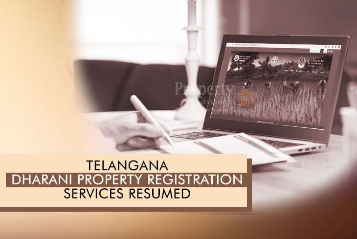 Registration of Properties through Dharani Started in Telangana