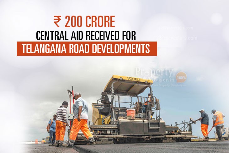 Center Provided Rs 200 Crore for Road Developments in Telangana