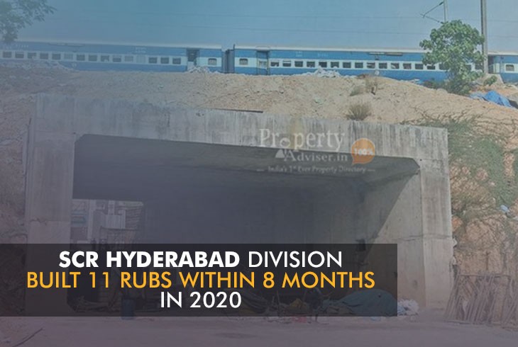Hyderabad Division of SCR Constructed 11 Road under Bridges in 8 Months 