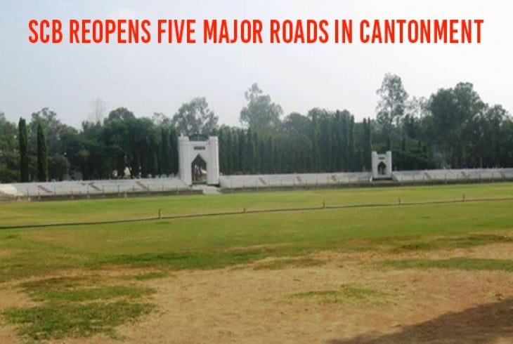 MoD Reopens 5 Major Roads in SCB Cantonment Area