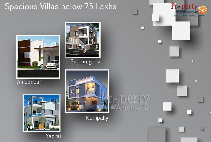 Luxury Villas in Hyderabad Below 75 Lakhs