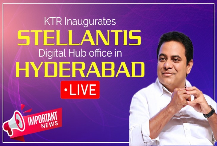 KTR Inaugurates Stellantis India's New Digital Hub In Hyderabad