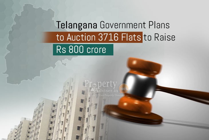 Telangana Government Plans to Auction 3716 Flats to Raise Rs 800 crore
