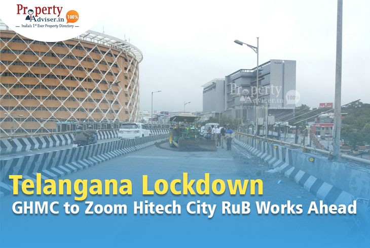 Telangana GHMC to Zoom Hitech City RuB Works Ahead