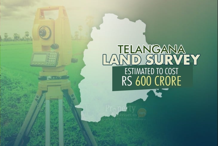 Telangana Government to spend Rs 600 crore for Land Survey