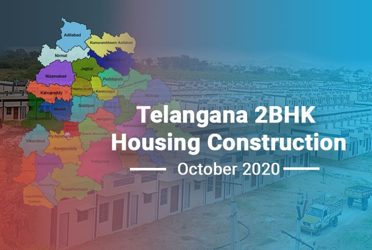 2BHK Housing Scheme Telangana work in progress
