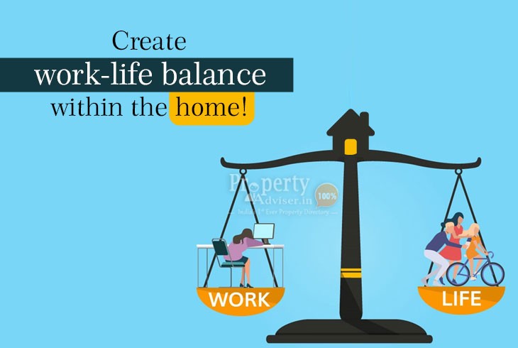 Create work life balance within the home - Home office Tips