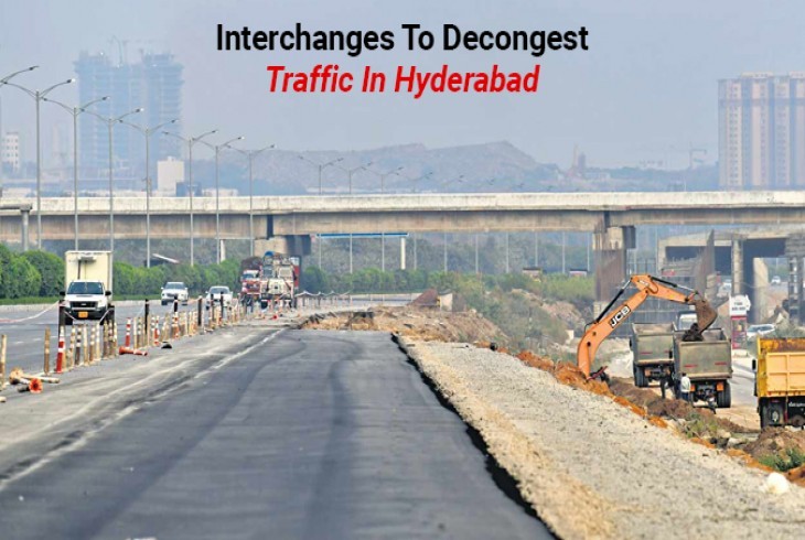Traffic by interchanges in Hyderabad