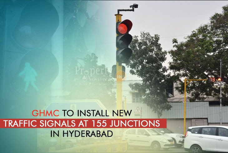 New Traffic Signals to be Set Up by GHMC at 155 Junctions in Hyderabad