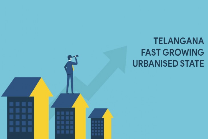 Telangana is growing fast toward urbanization 