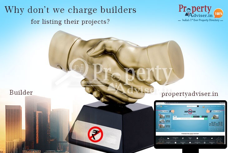 List the projects for free on Property  Adviser