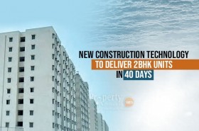 Completion of Telangana 2BHK Housing Units in 40 Days with New Technology