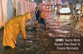  GHMC is working arduously to maintain normalcy after rains