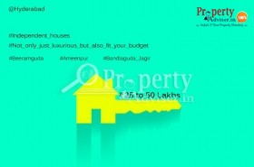 Independent Homes for Sale in Hyderabad below 50 lakhs
