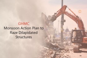 Hyderabad Civic Body Special Drive to Demolish Dilapidated Buildings 	