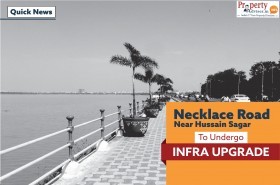 Necklace Road near Hussain Sagar undergoes Infra Upgrade 