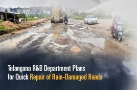 R and B Department to Take Rapid Repair Works of Rain-Damaged Roads