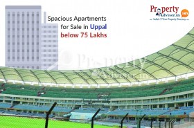 Apartments for Sale in Uppal below 75 lakhs
