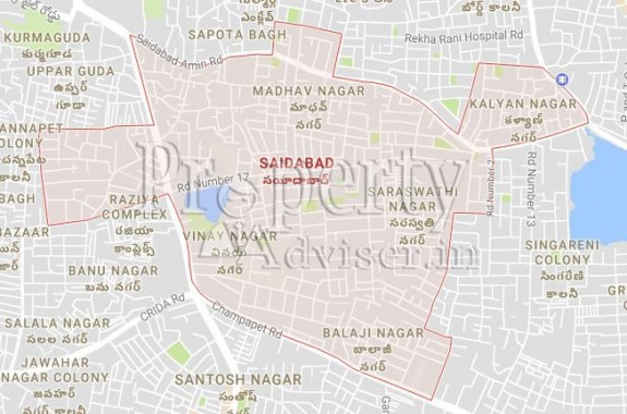 Santosh Nagar Hyderabad Map Saidabad Real Estate | Overview | Price Trends | Area News | Videos