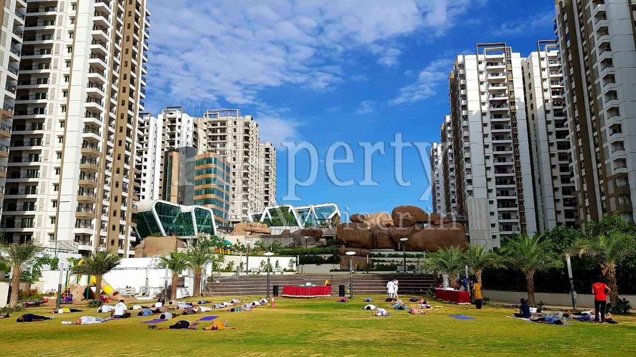 Open Greenery Space for Yoga and Meditation