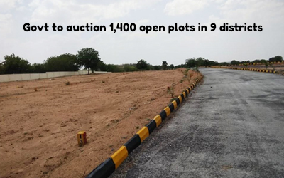 Govt to auction 1400 open plots in 9 districts