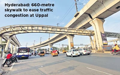 skywalk to ease traffic congestion at Uppal