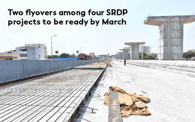 Two flyovers among four SRDP projects to be ready by March