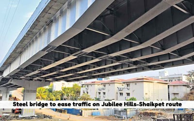 Steel Bridge To Ease Traffic On Jubilee Hills Shaikpet Route