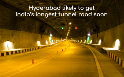 Hyderabad Likely To Get Indias Longest Tunnel Road Soon