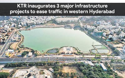 KTR Inaugurated 3 Major Infrastructural Projects